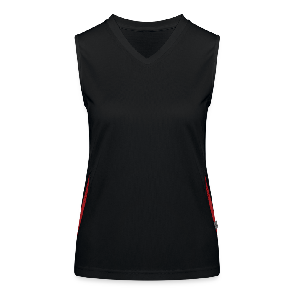 Women's Functional Contrast Tank Top - black/red