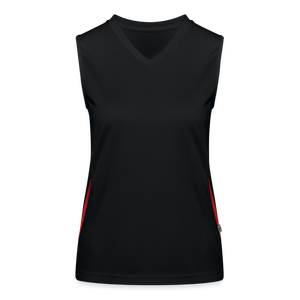 Women's Functional Contrast Tank Top - black/red