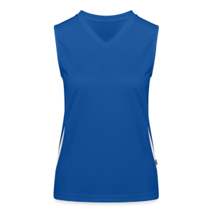 Women's Functional Contrast Tank Top - royal/white