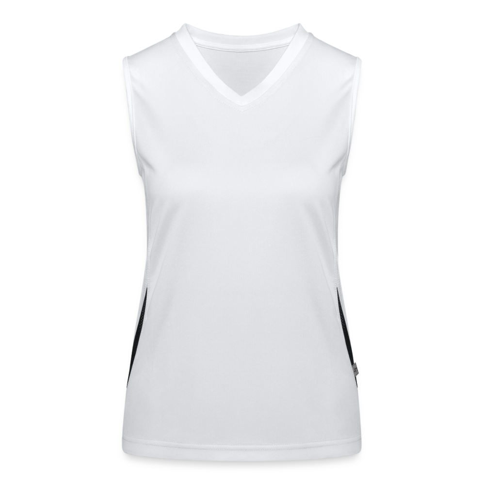 Women's Functional Contrast Tank Top - white/black