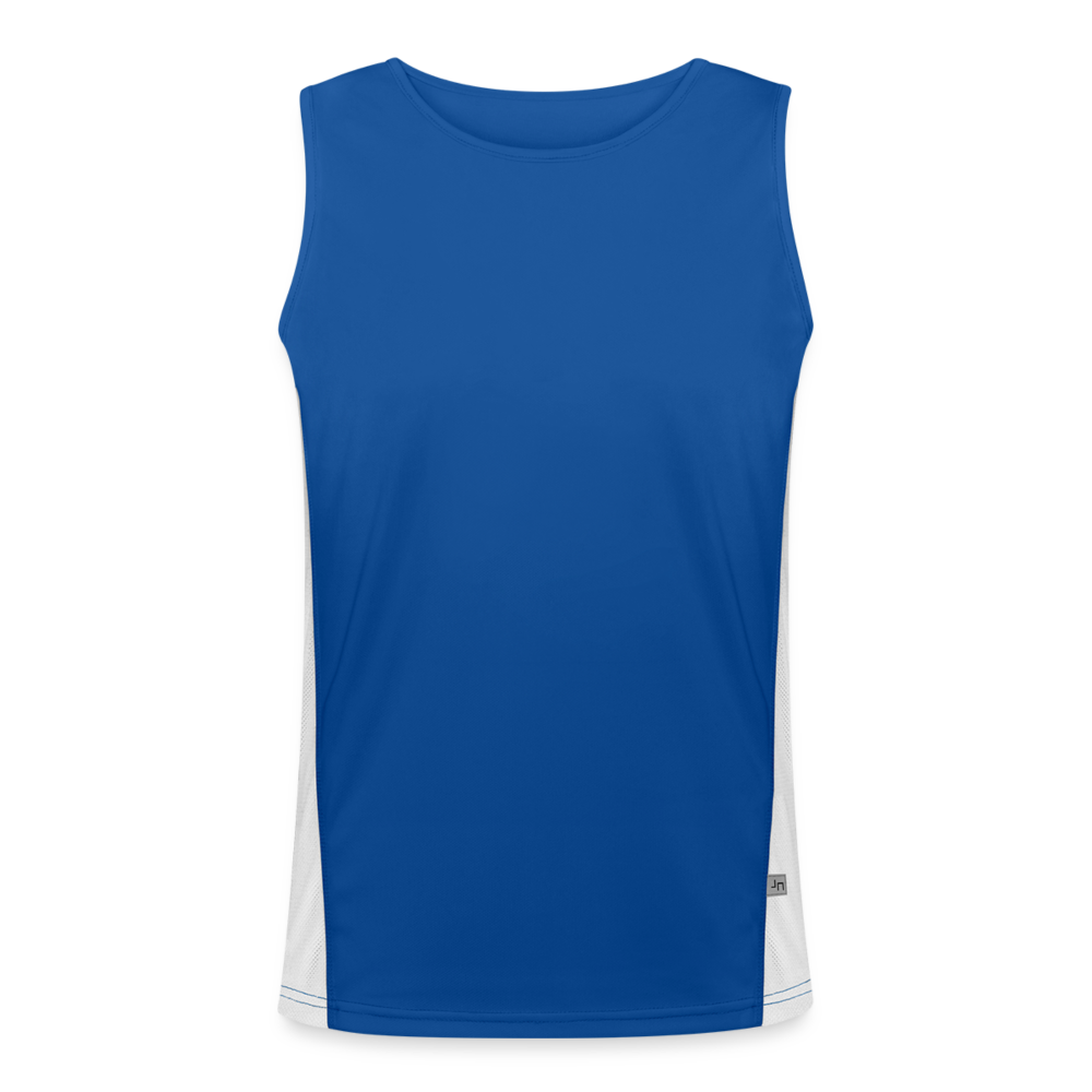 Men's Functional Contrast Tank Top - royal/white