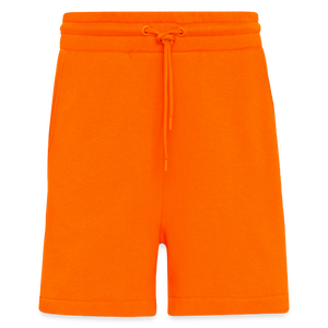 Organic Relaxed Shorts Made in EU - SUNSET ORANGE