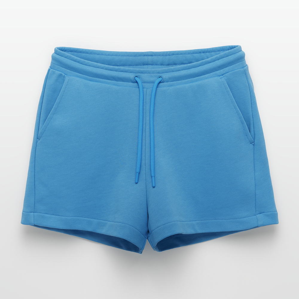 Organic Relaxed Cropped Shorts Made in EU -  Sol Blue