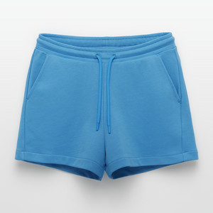 Organic Relaxed Cropped Shorts Made in EU -  Sol Blue