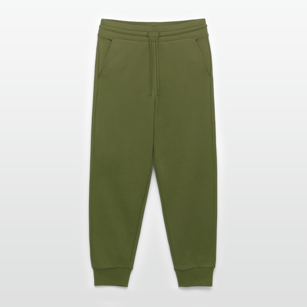 Organic Relaxed Joggers Made in EU - MOSS GREEN