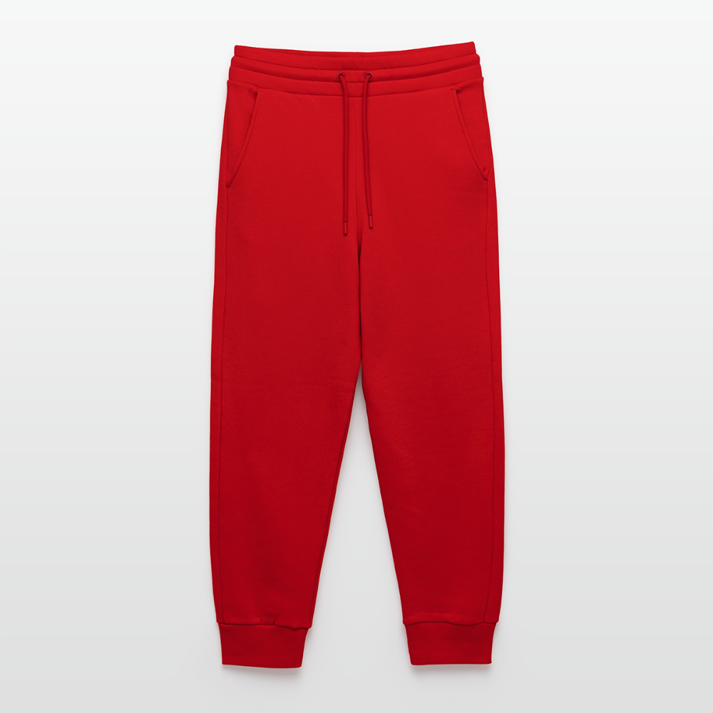 Organic Relaxed Joggers Made in EU - red