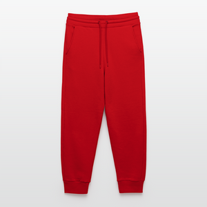 Organic Relaxed Joggers Made in EU - red