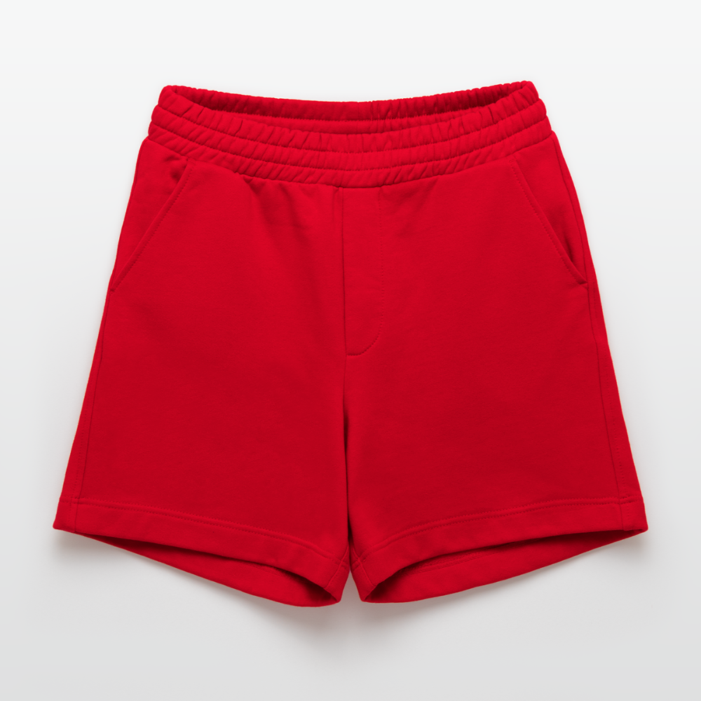 Heavyweight Organic Shorts Made in EU - red