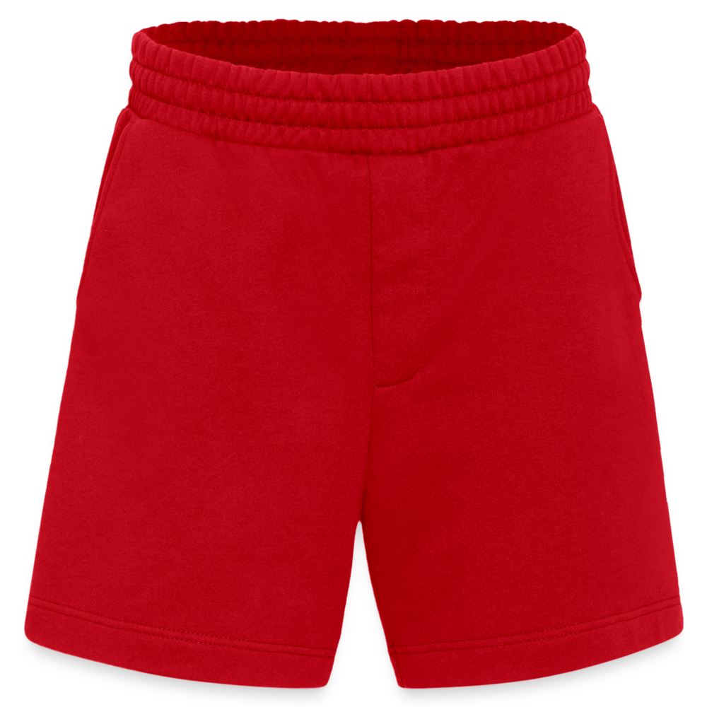 Heavyweight Organic Shorts Made in EU - red