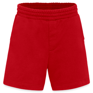 Heavyweight Organic Shorts Made in EU - red