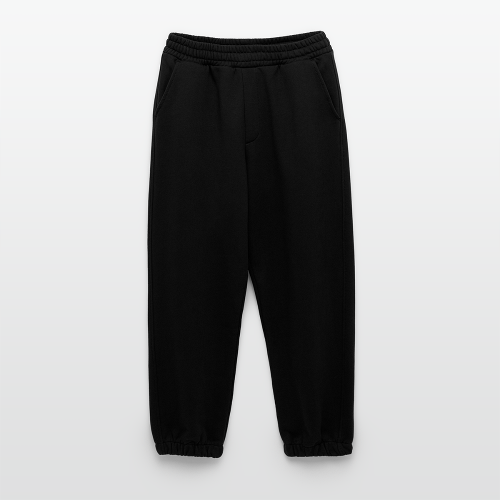 Heavyweight Organic Joggers Made in EU - SOLID BLACK