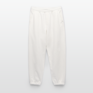 Heavyweight Organic Joggers Made in EU - OFF WHITE