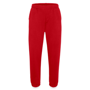 Heavyweight Organic Joggers Made in EU - red