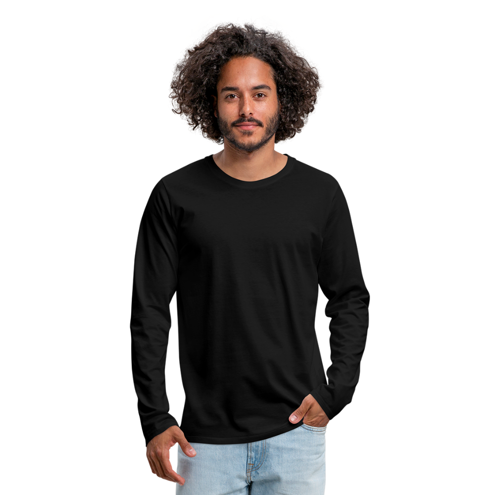 Men's Premium Longsleeve Shirt - black