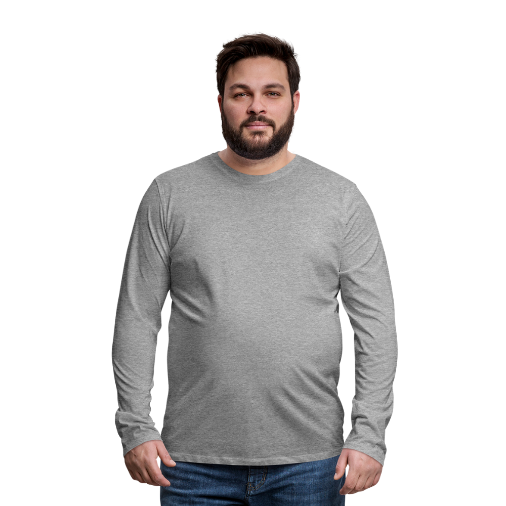 Men's Premium Longsleeve Shirt - heather grey