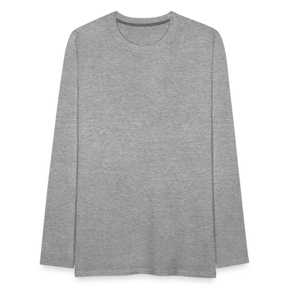 Men's Premium Longsleeve Shirt - heather grey