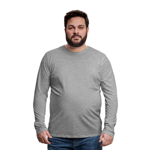 Men's Premium Longsleeve Shirt - heather grey