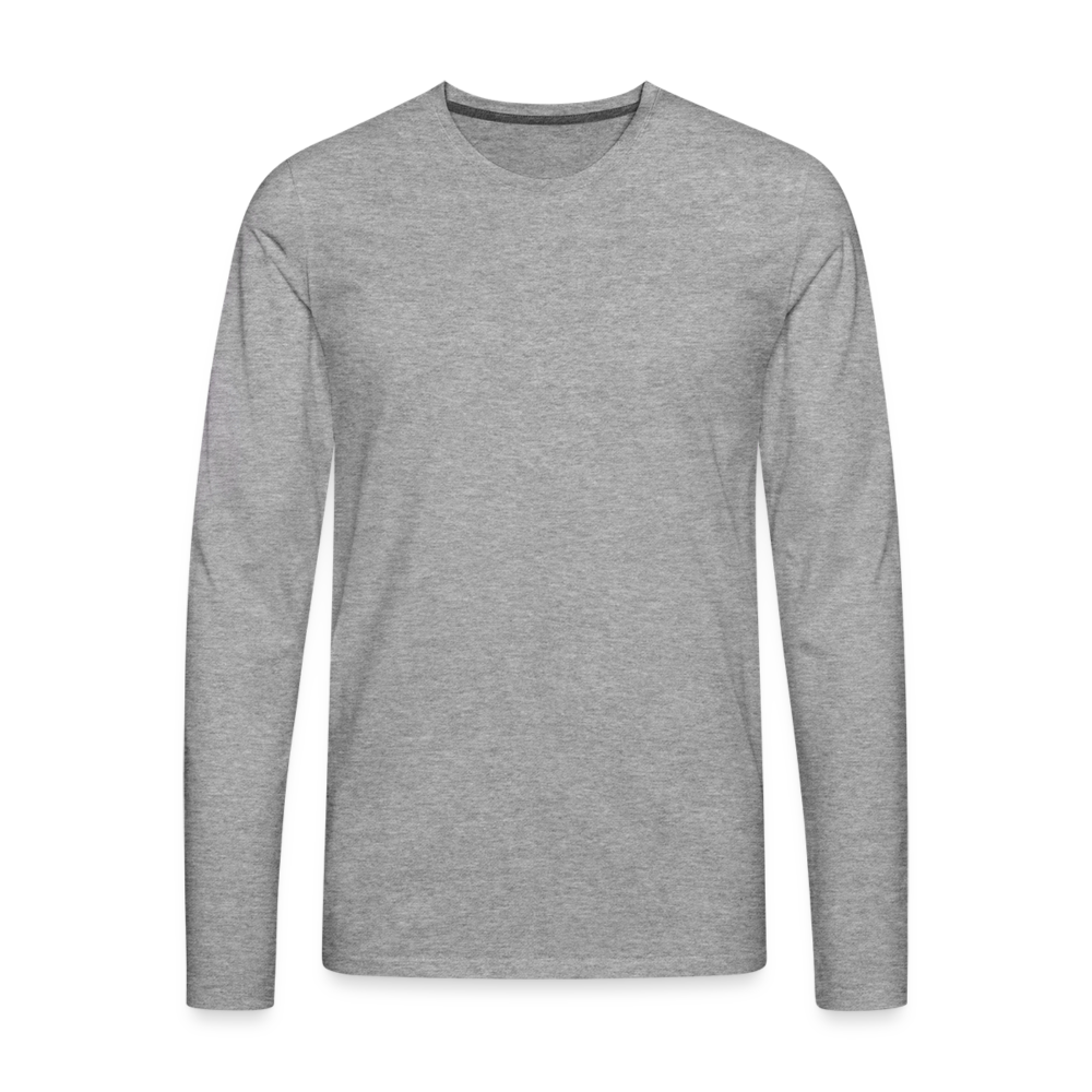 Men's Premium Longsleeve Shirt - heather grey