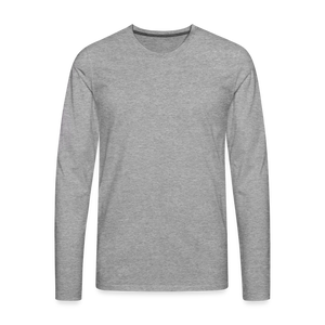 Men's Premium Longsleeve Shirt - heather grey