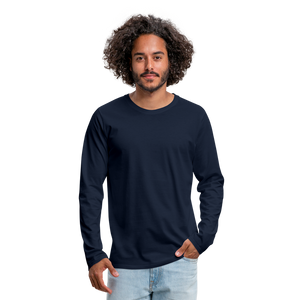 Men's Premium Longsleeve Shirt - navy