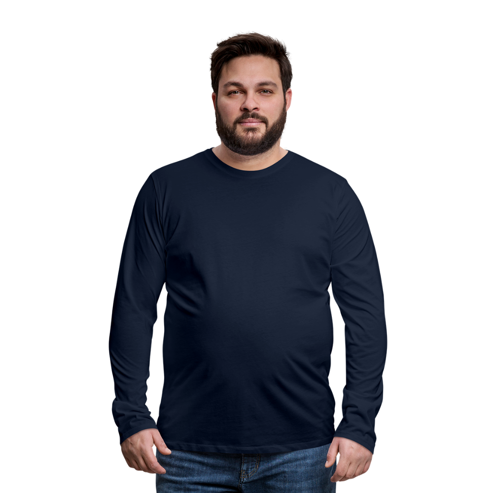 Men's Premium Longsleeve Shirt - navy