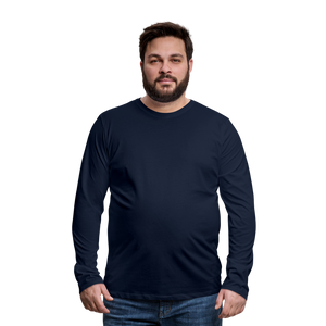 Men's Premium Longsleeve Shirt - navy