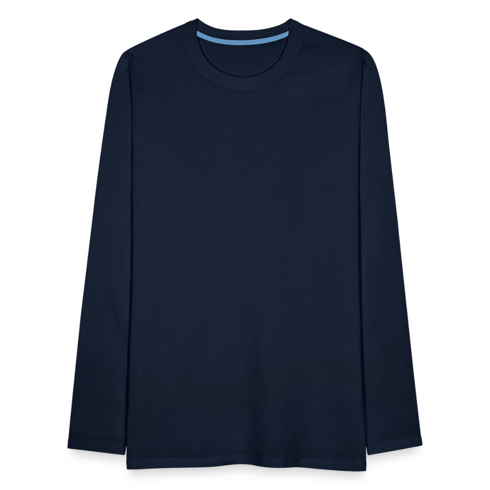 Men's Premium Longsleeve Shirt - navy