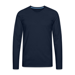 Men's Premium Longsleeve Shirt - navy