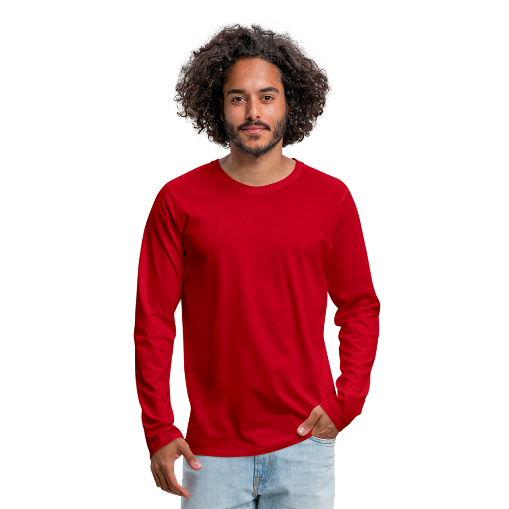 Men's Premium Longsleeve Shirt - red