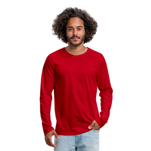 Men's Premium Longsleeve Shirt - red