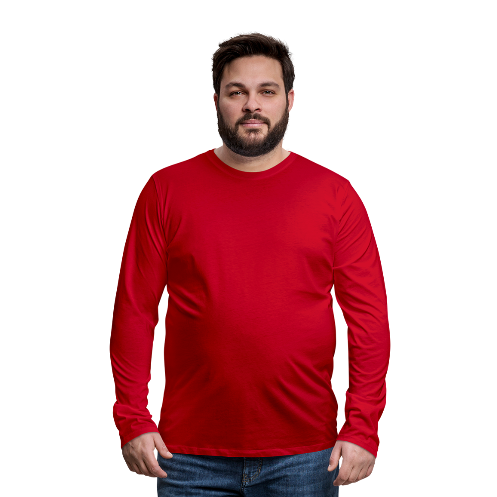 Men's Premium Longsleeve Shirt - red