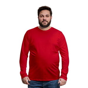 Men's Premium Longsleeve Shirt - red