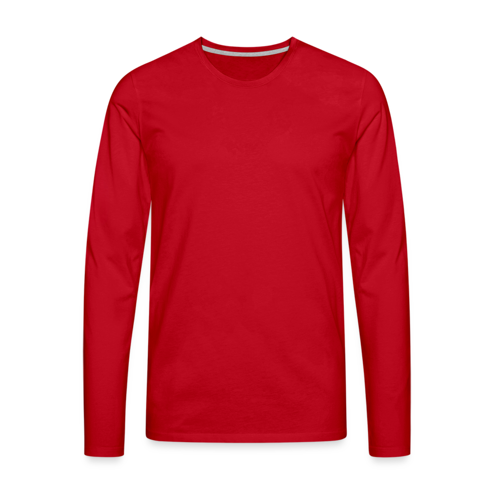 Men's Premium Longsleeve Shirt - red