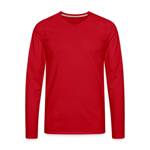 Men's Premium Longsleeve Shirt - red