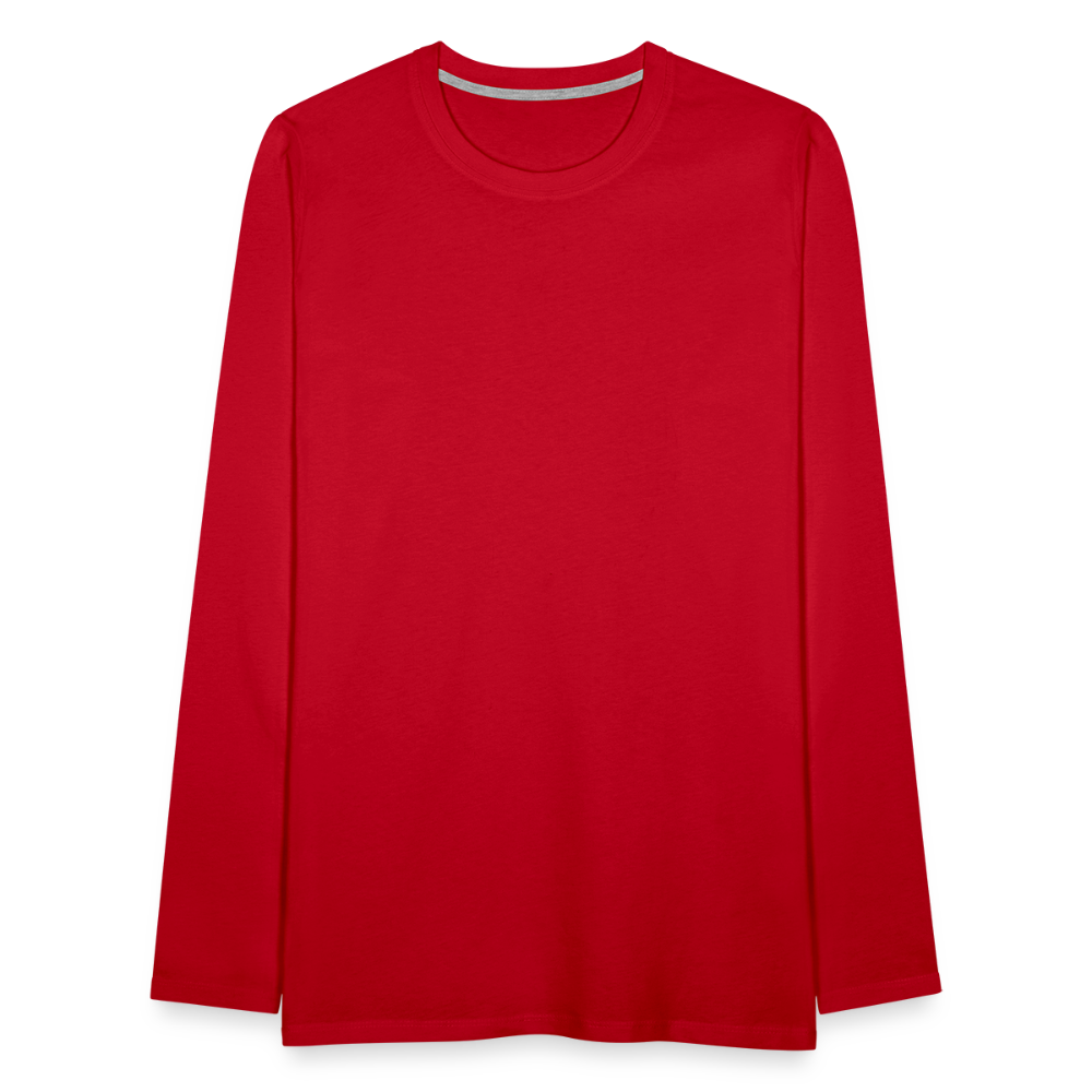 Men's Premium Longsleeve Shirt - red