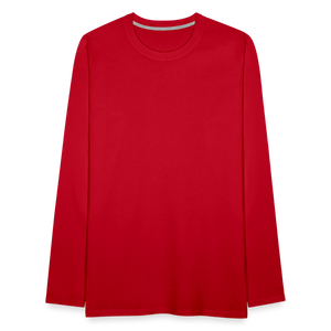 Men's Premium Longsleeve Shirt - red