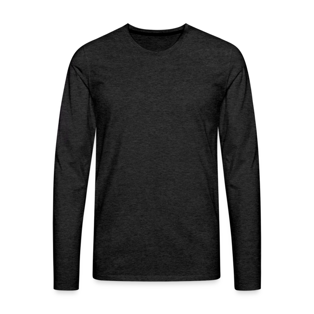 Men's Premium Longsleeve Shirt - charcoal grey