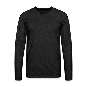 Men's Premium Longsleeve Shirt - charcoal grey