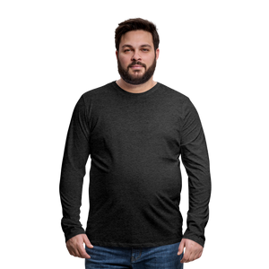 Men's Premium Longsleeve Shirt - charcoal grey