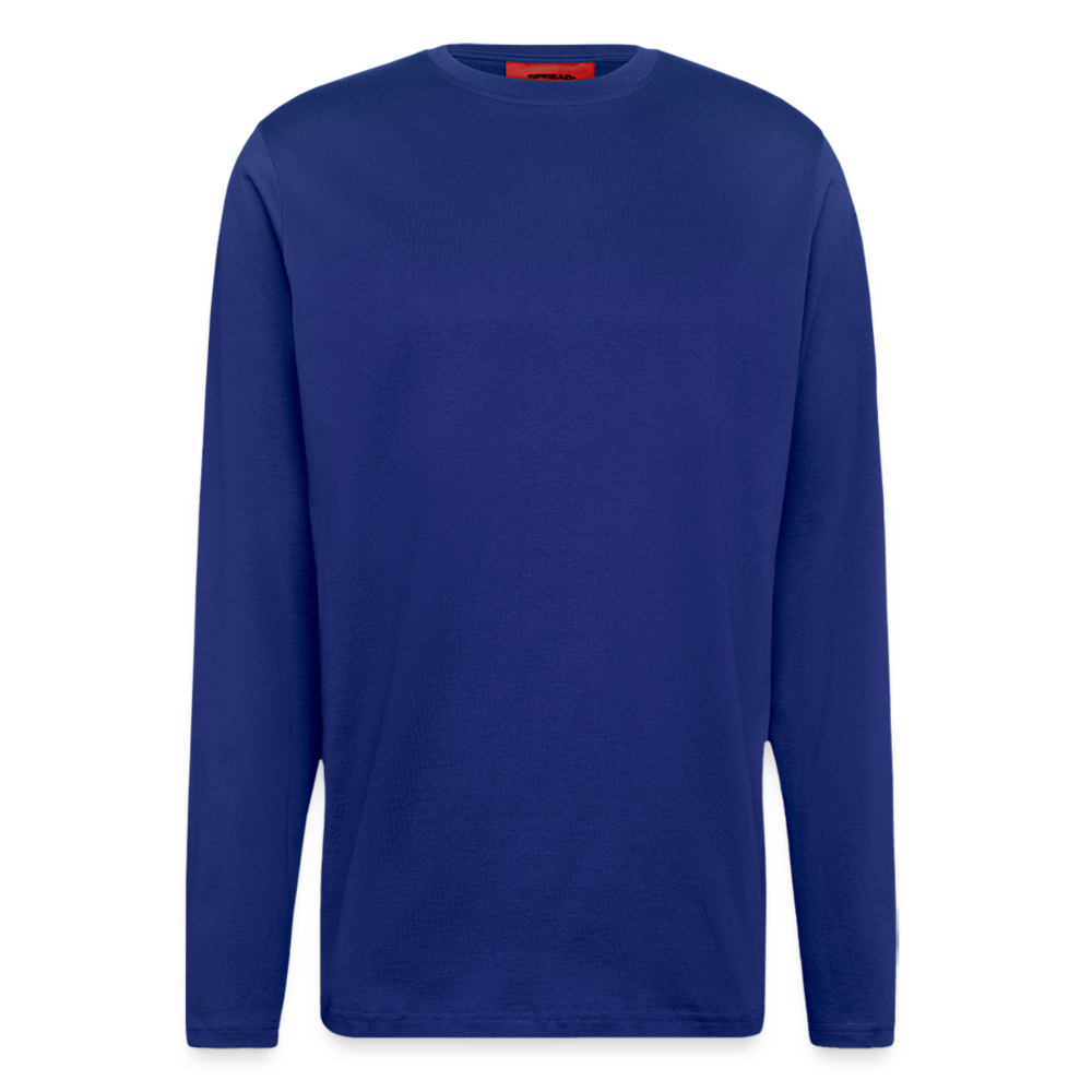 Organic Relaxed Longsleeve Shirt Made in EU - Iconic Blue