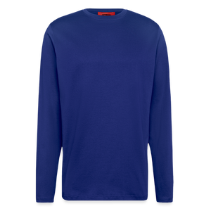 Organic Relaxed Longsleeve Shirt Made in EU - Iconic Blue