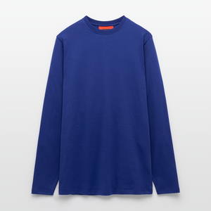 Organic Relaxed Longsleeve Shirt Made in EU - Iconic Blue