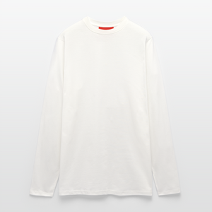 Organic Relaxed Longsleeve Shirt Made in EU - OFF WHITE