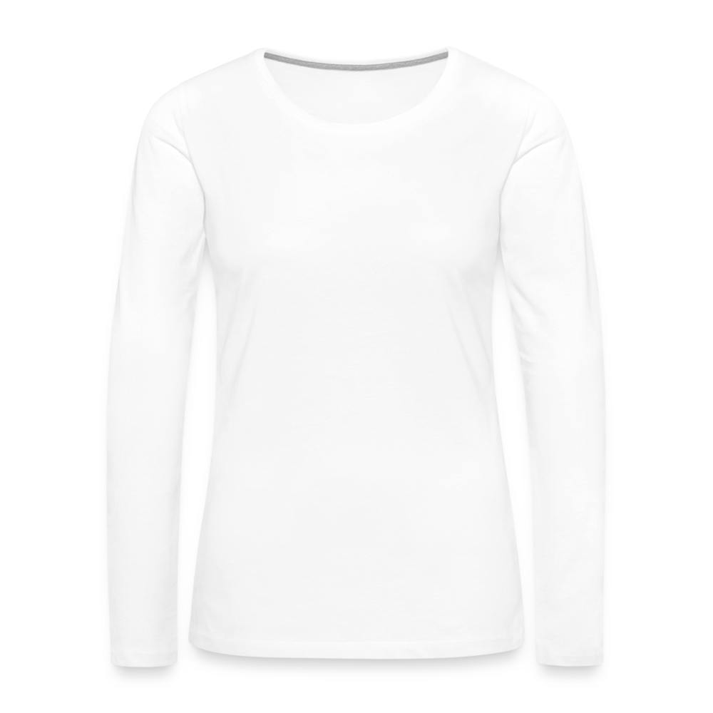 Women's Premium Longsleeve Shirt - white