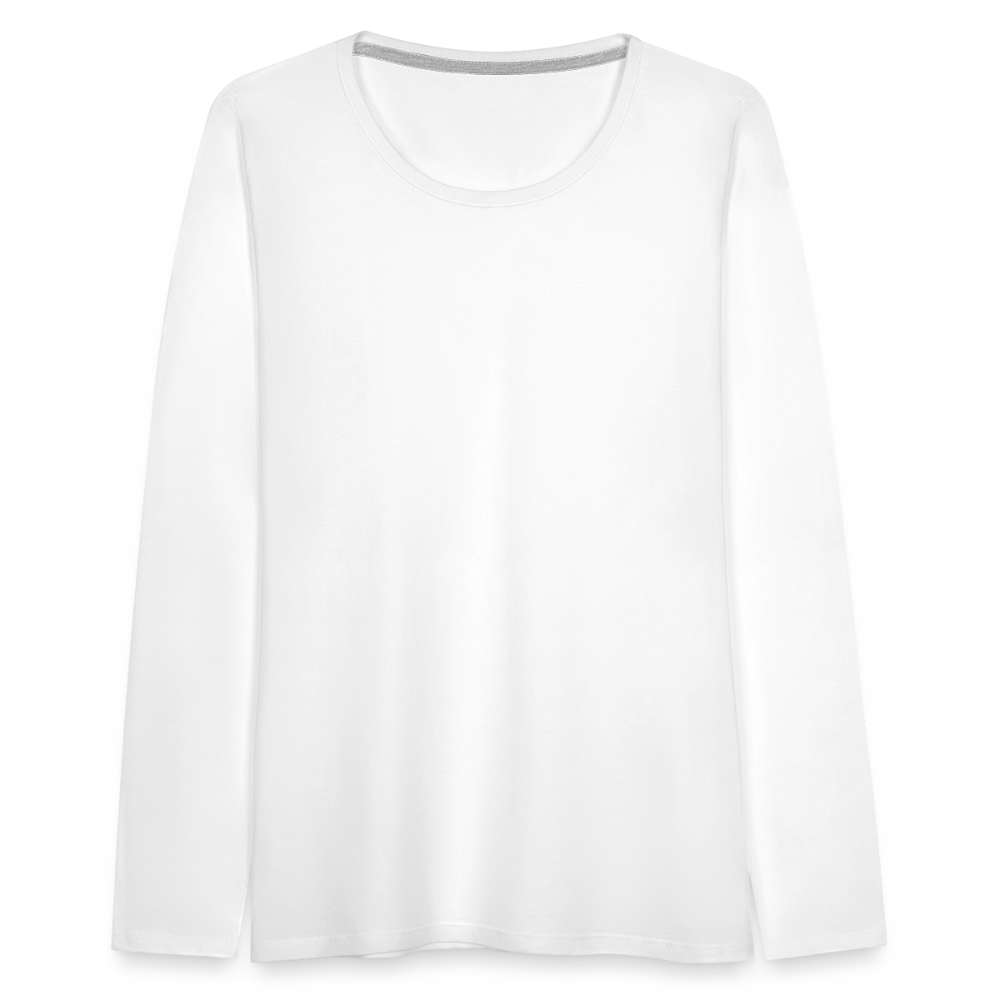 Women's Premium Longsleeve Shirt - white