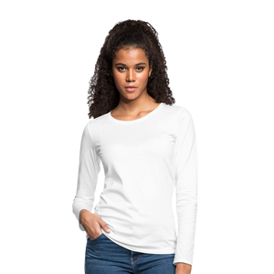 Women's Premium Longsleeve Shirt - white