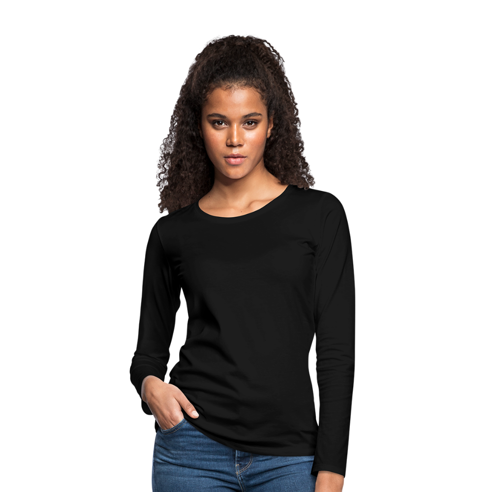 Women's Premium Longsleeve Shirt - black