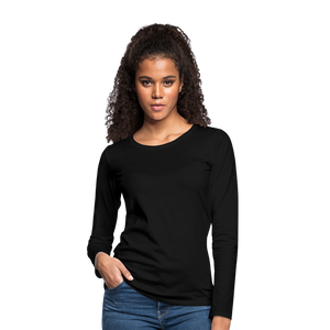 Women's Premium Longsleeve Shirt - black