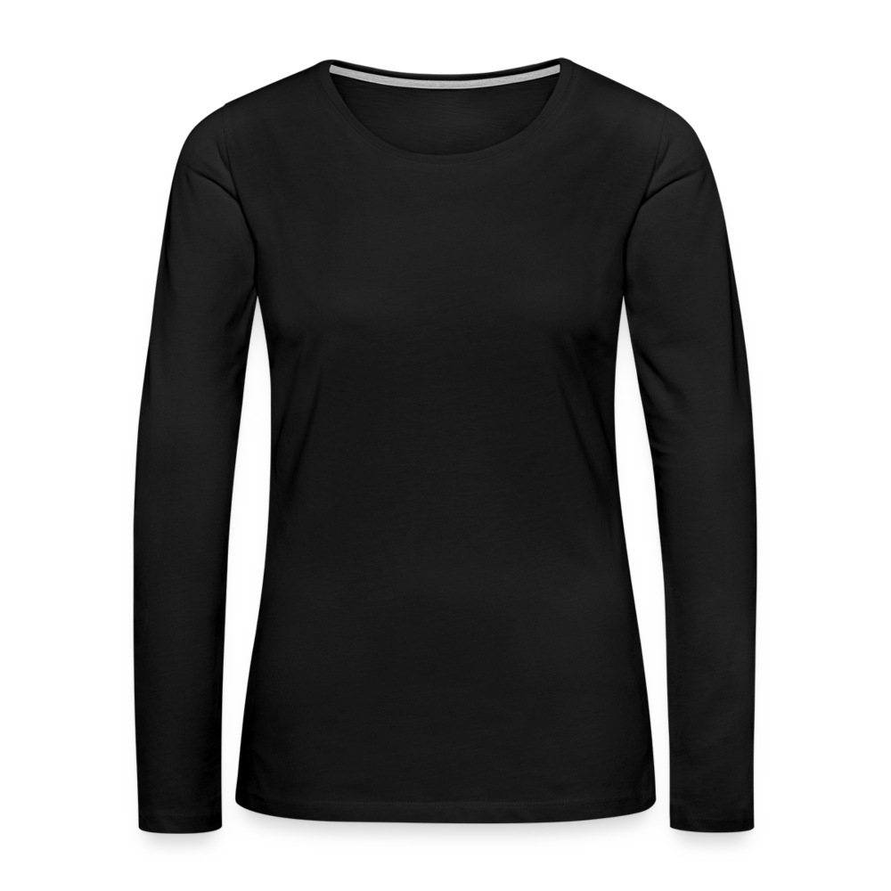 Women's Premium Longsleeve Shirt - black