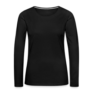 Women's Premium Longsleeve Shirt - black